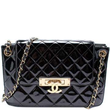 Golden Class Accordion Flap Paten Bag