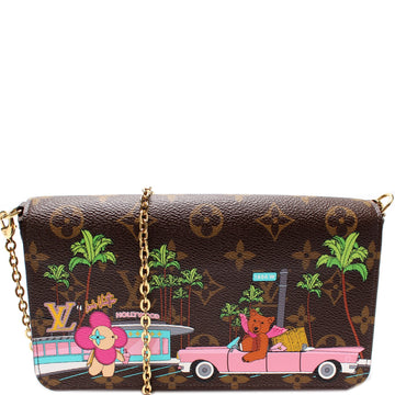 Pochette Felicie Monogram Christmas