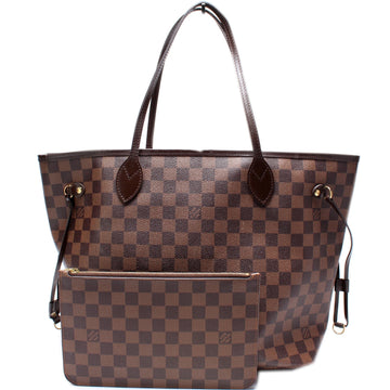 Neverfull w/Wallet MM Damier Ebene
