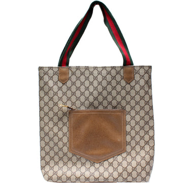 GG Supreme Vertical Front Pocket Tote Vintage