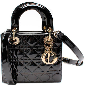 Lady Dior Small Cannage Patent