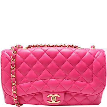 Mademoiselle Flap Bag Quilted Lambskin