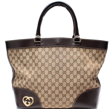 257071 GG Canvas Lovely Heart Tote