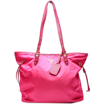 Nylon/Saffiano Tote