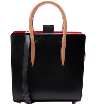 Paloma Small Calfskin/Patent Leopard Satchel