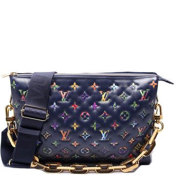 Coussin MM LV Garden Lambskin