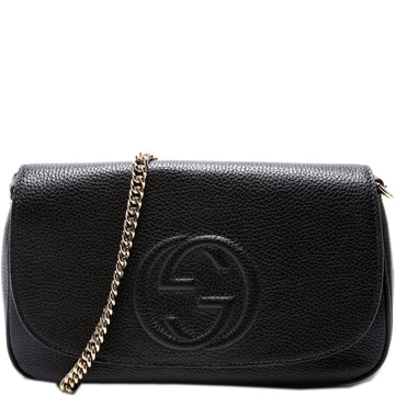 536224 Soho Chain Tassel Flap