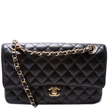 Classic Flap Medium Caviar 21M