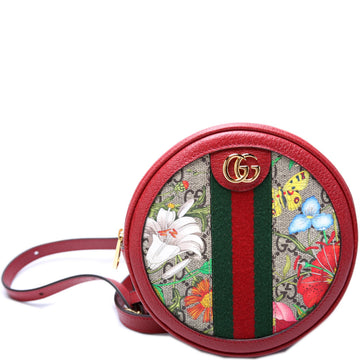 Gucci  Ophidia Web Mini Flora Round Backpack