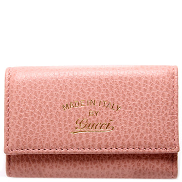 Gucci  Leather Logo Key Case