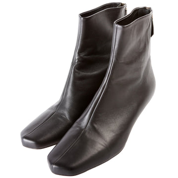 Sculptural Kitten Heel Ankle Boots Size 39