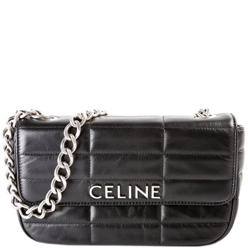 Monochrome Matelasse Shoulder Bag