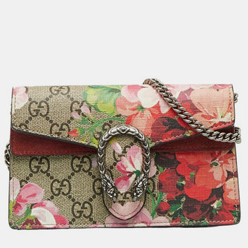 Multicolor GG Canvas Super Mini GG Supreme Blooms Dionysus Bag
