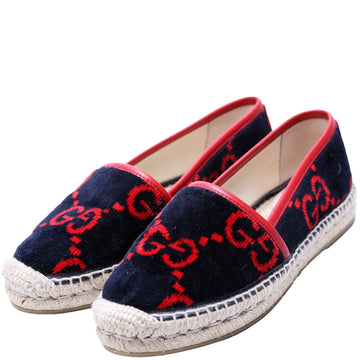 Gucci Espadrille Velvet Flats Size .