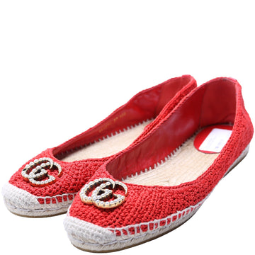 Gucci CS Pearl Espadrilles Size