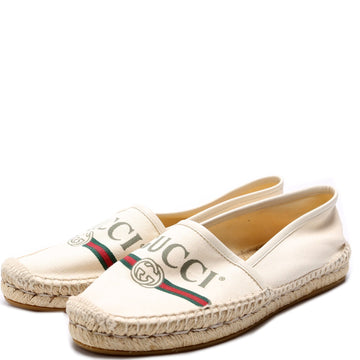 Gucci CS Logo Espadrilles Size