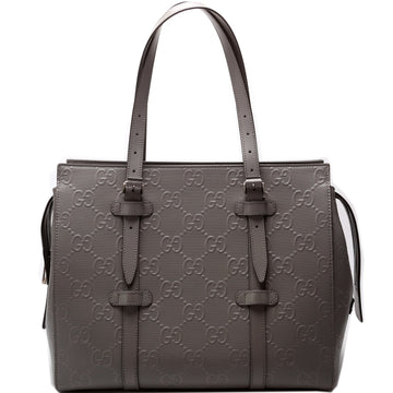 Gucci  Embossed Tote Bag