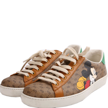 Gucci Ace Web Mickey Mouse Sneakers Size .