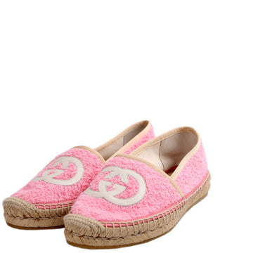 Gucci Interlocking Terry Cloth Espadrilles Size