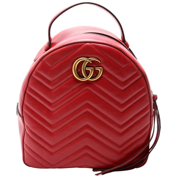 Gucci  Marmont Backpack Red