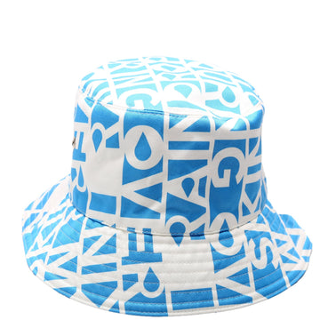 Raintext Printed Bucket Hat Size L Blue/White