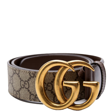 Gucci  Marmont CS Supreme Belt Size / Brown