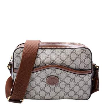 Gucci  Interlocking CS Messenger Brown