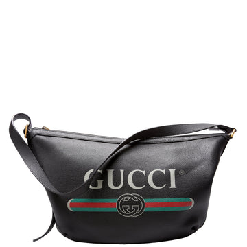 Gucci  Half Moon Bag Black