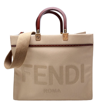 8BH386 Sunshine Shopper Medium Canvas Tan
