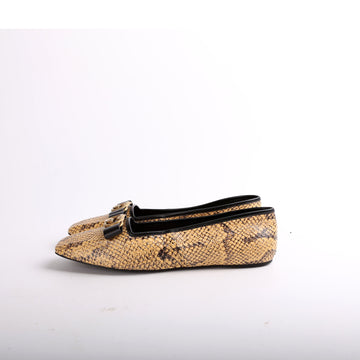 Gucci Python Ballet Flats Size .
