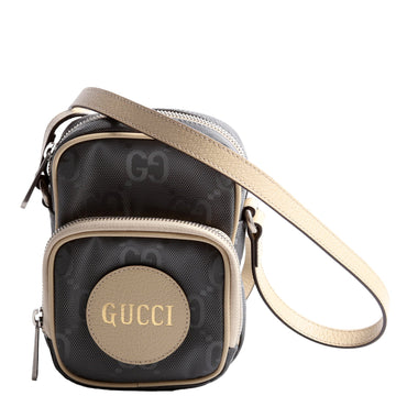 Gucci  CS Nylon Off The Grid Mini Shoulder Grey/Beige