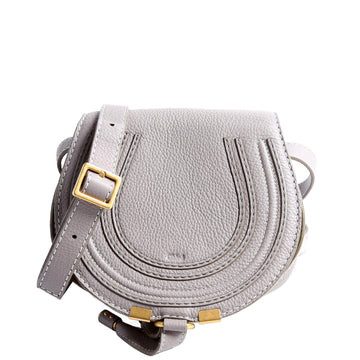 Marcie Saddle Bag Crossbody Small Grey