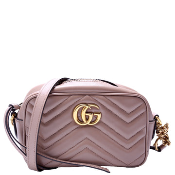 Gucci  Marmont Mini Camera Bag Tan