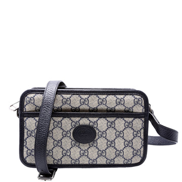 Gucci  CS Supreme Interlocking Mini Bag Blue