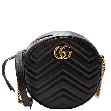 Gucci  Marmont Mini Round Black