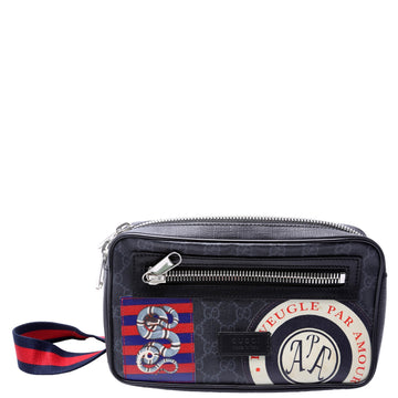 Gucci  Soft CS Supreme Night Courrier Belt Bag Black