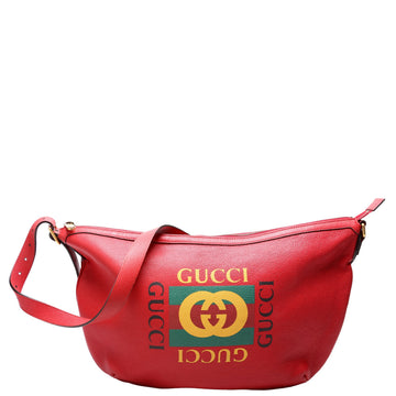 Gucci  Half Moon Bag Red