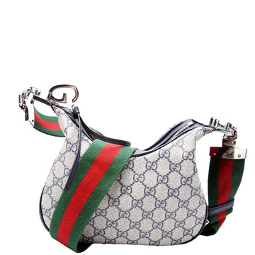 Gucci  CS Supreme Attache Small Shoulder Bag Navy