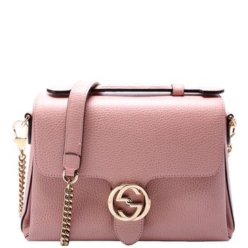 Gucci  Medium Interlocking Satchel Pink