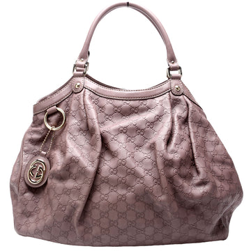 Gucci  Sukey Leather Large Mauve