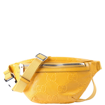 Gucci  CS Embossed Belt Bag Yellow