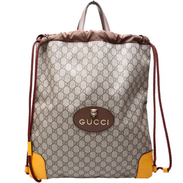 Gucci  Neo Vintage Drawstring Backpack Brown