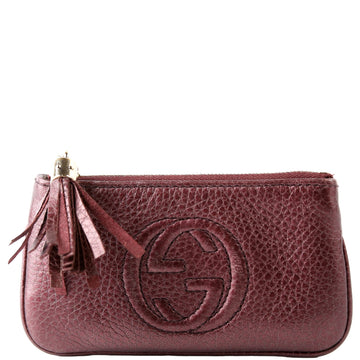 Gucci  Soho Key Pouch Purple
