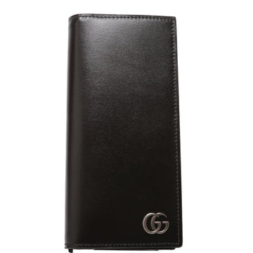 Gucci  Marmont Bi Fold Long Wallet Black