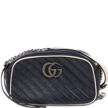 Gucci  Small Leather Camera Blue