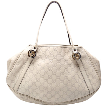 Gucci  Guccissima CS Twins Medium Tote White