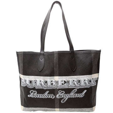 Check Doodle Reverse Medium Tote