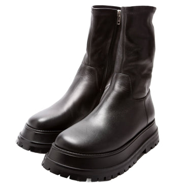 Hurr Leather Boots Size 40 Black