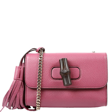 Gucci  Miss Bamboo Tassel Chain Bag Purple