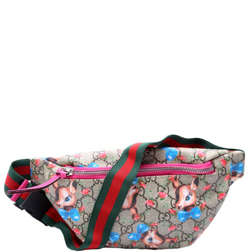 Gucci  Kids Fawn and Flowers Belt Bag